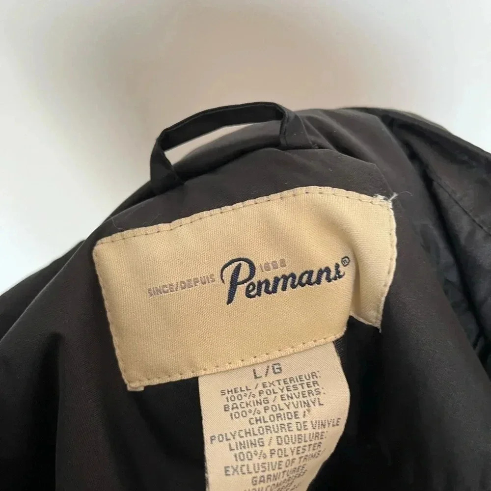 Penmans vintage black coat size  large - Picture 4 of 6